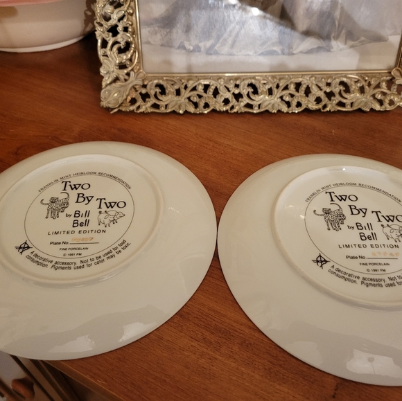 (2) Franklin Mint "Two by Two" Collectors plates - Picture 9 of 9